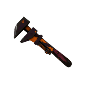 Pumpkin Plastered Wrench (Well-Worn)