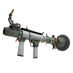 Strange Unusual Festivized Aqua Marine Rocket Launcher (Field-Tested)