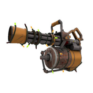 Strange Unusual Festivized Professional Killstreak Brick House Minigun (Field-Tested)