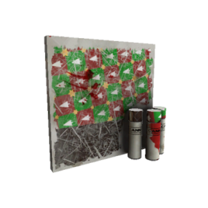 Strange Unusual Gifting Mann's Wrapping Paper War Paint (Battle Scarred)