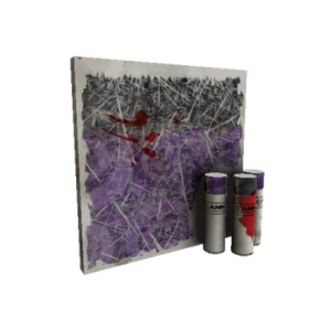 Strange Unusual Portal Plastered War Paint (Battle Scarred)