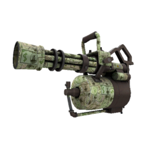 Unusual Bank Rolled Minigun (Minimal Wear)