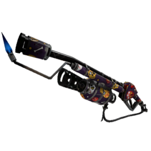 Unusual Calavera Canvas Flame Thrower (Well-Worn)