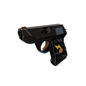 Unusual Festive Professional Killstreak Black Dahlia Pistol (Minimal Wear)