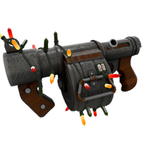 Unusual Festivized Killstreak Damascus & Mahogany Stickybomb Launcher (Field-Tested)