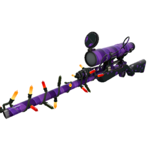 Unusual Festivized Potent Poison Sniper Rifle (Field-Tested)