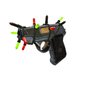 Unusual Festivized Professional Killstreak Blitzkrieg Pistol (Field-Tested)