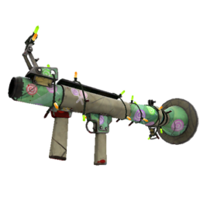 Unusual Festivized Professional Killstreak Brain Candy Rocket Launcher (Well-Worn)