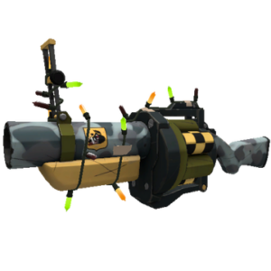 Unusual Festivized Professional Killstreak Butcher Bird Grenade Launcher (Minimal Wear)