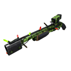 Unusual Festivized Professional Killstreak Clover Camo'd Rescue Ranger (Field-Tested)