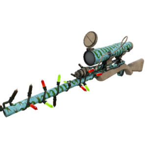Unusual Festivized Professional Killstreak Croc Dusted Sniper Rifle (Minimal Wear)