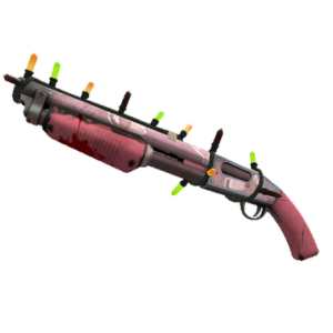 Unusual Festivized Professional Killstreak Dream Piped Shotgun (Well-Worn)