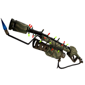 Unusual Festivized Professional Killstreak Forest Fire Flame Thrower (Factory New)