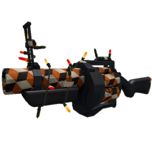 Unusual Festivized Professional Killstreak Merc Stained Grenade Launcher (Factory New)