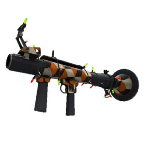 Unusual Festivized Professional Killstreak Merc Stained Rocket Launcher (Minimal Wear)