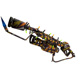 Unusual Festivized Professional Killstreak Sweet Toothed Flame Thrower (Minimal Wear)