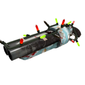 Unusual Festivized Specialized Killstreak Blue Mew Scattergun (Well-Worn)