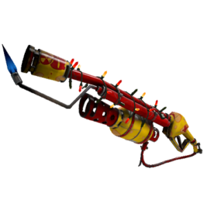 Unusual Festivized Specialized Killstreak Bonk Varnished Flame Thrower (Field-Tested)