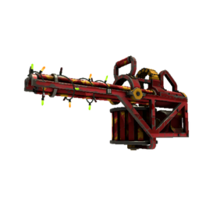 Unusual Festivized Specialized Killstreak Gift Wrapped Brass Beast (Well-Worn)