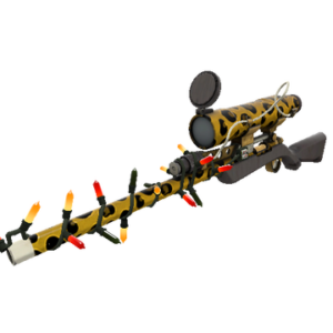 Unusual Festivized Specialized Killstreak Leopard Printed Sniper Rifle (Minimal Wear)