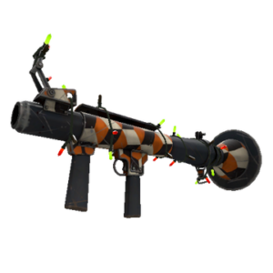 Unusual Festivized Specialized Killstreak Merc Stained Rocket Launcher (Field-Tested)