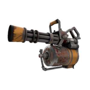 Unusual Killstreak Brick House Minigun (Well-Worn)