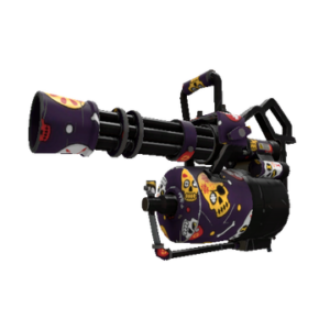 Unusual Professional Killstreak Calavera Canvas Minigun (Minimal Wear)
