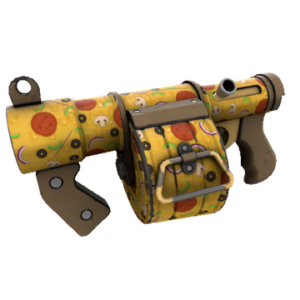 Unusual Specialized Killstreak Pizza Polished Stickybomb Launcher (Minimal Wear)
