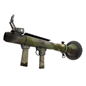 Unusual Specialized Killstreak Woodland Warrior Rocket Launcher (Well-Worn)