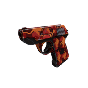 Festive Professional Killstreak Red Rock Roscoe Pistol (Minimal Wear)