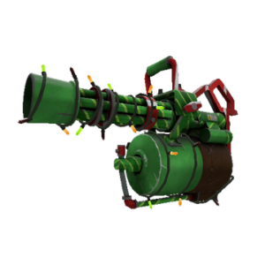 Festivized Elfin Enamel Minigun (Minimal Wear)