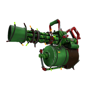 Festivized Elfin Enamel Minigun (Minimal Wear)