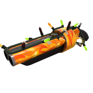 Festivized Fire Glazed Scattergun (Minimal Wear)