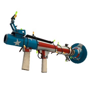 Festivized Killstreak Freedom Wrapped Rocket Launcher (Minimal Wear)