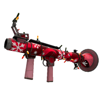 Festivized Snowflake Swirled Rocket Launcher (Well-Worn)