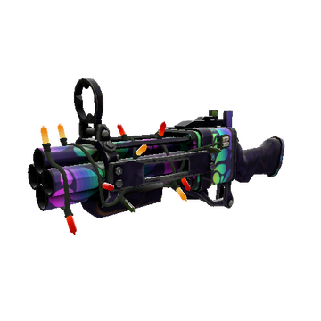 Festivized Spectrum Splattered Iron Bomber (Minimal Wear)