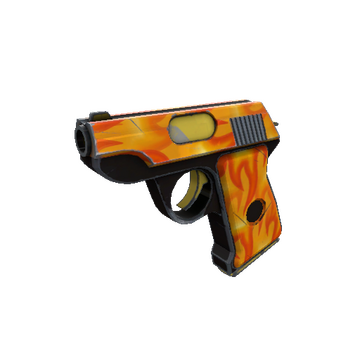 Professional Killstreak Fire Glazed Pistol (Minimal Wear)