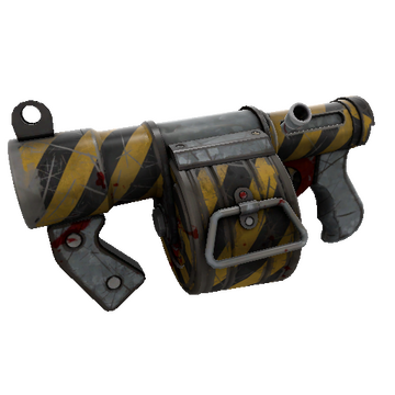 Specialized Killstreak Hazard Warning Stickybomb Launcher (Battle Scarred)