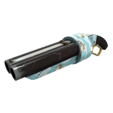 Strange Festive Killstreak Blue Mew Scattergun (Minimal Wear)