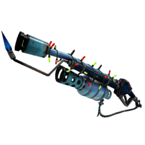 Strange Festivized Frozen Aurora Flame Thrower (Well-Worn)