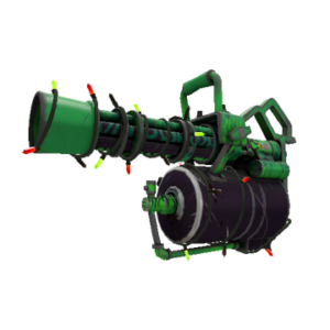 Strange Festivized Helldriver Minigun (Field-Tested)