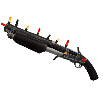 Strange Festivized Kill Covered Shotgun (Field-Tested)