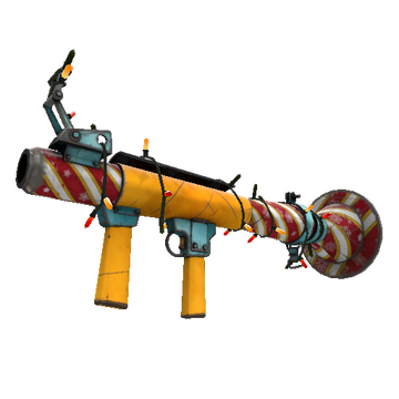 Strange Festivized Killstreak Frosty Delivery Rocket Launcher (Well-Worn)