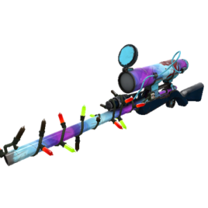 Strange Festivized Killstreak Frozen Aurora Sniper Rifle (Well-Worn)