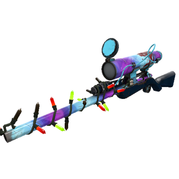 Strange Festivized Killstreak Frozen Aurora Sniper Rifle (Well-Worn)