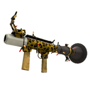 Strange Festivized Killstreak Leopard Printed Rocket Launcher (Minimal Wear)