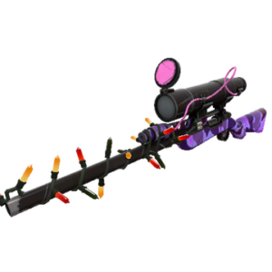 Strange Festivized Killstreak Purple Range Sniper Rifle (Field-Tested)