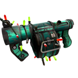 Strange Festivized Liquid Asset Stickybomb Launcher (Battle Scarred)