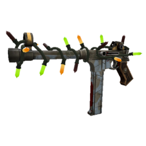 Strange Festivized Professional Killstreak Blitzkrieg SMG (Battle Scarred)