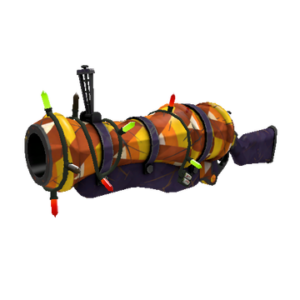 Strange Festivized Professional Killstreak Candy Coated Loose Cannon (Well-Worn)